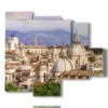 famous paintings rome overview - version: 5 pannelli 104x90cm
