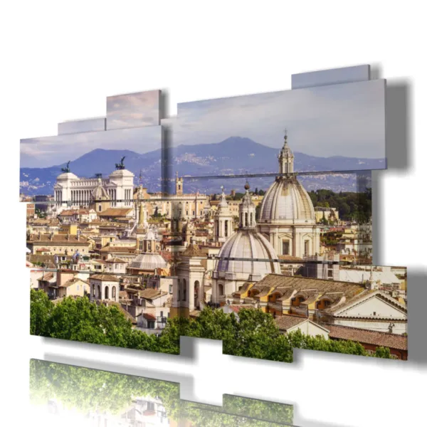 Impressions de tableaux célèbres à Rome