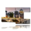 painting with images of sunsets in rome - version: 8 pannelli 173x100cm