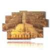 painting with photos of central rome - version: 9 pannelli 171x108cm