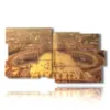 painting with photos of central rome - version: 10 pannelli 183x100cm