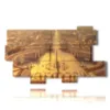 painting with photos of central rome - version: 10 pannelli 190x110cm