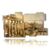 pictures with photos of ancient rome - version: 11 pannelli 184x104cm