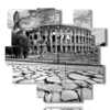 quadro Colosseo bianco e nero