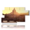 painting with photos rome today - version: 7 pannelli 157x90cm