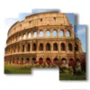 quadro con foto di roma in primavera - version: 5 pannelli 89x77cm