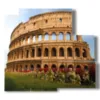 quadro con foto di roma in primavera - version: 5 pannelli 102x93cm