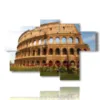 painting with photos of rome in spring - version: 6 pannelli 136x91cm