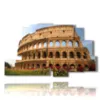 tableau avec photos de rome au printemps - version: 9 pannelli 173x103cm