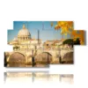 quadro con immagini autunno a roma - version: 7 pannelli 157x90cm