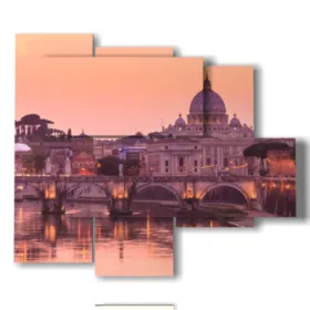 Image de Rome la nuit