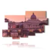 tableau avec image rome la nuit - version: 10 pannelli 188x117cm
