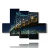 quadro san francisco golden gate - version: 6 pannelli 135x96cm