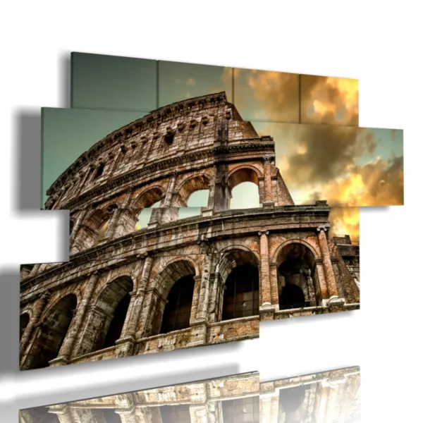 Cuadro con imagen del Coliseo de Roma