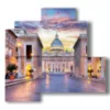tableau avec image rome - version: 4 pannelli 83x78cm