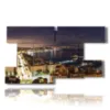 abstract painting city of naples - version: 9 pannelli 177x101cm