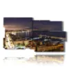 abstract painting city of naples - version: 10 pannelli 183x100cm