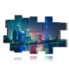 tableau avec photos de shanghai - version: 20 pannelli 244x151cm
