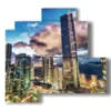 tableau avec photos shanghai chine - version: 4 pannelli 83x78cm