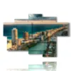 bild mit foto miami florida - version: 6 pannelli 136x91cm