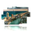 painting with photos miami florida - version: 9 pannelli 171x108cm