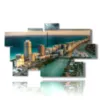 tableau avec photos miami floride - version: 9 pannelli 182x107cm