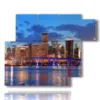 quadro con foto di miami oggi - version: 6 pannelli 122x96cm