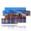painting with pictures of miami today - version: 7 pannelli 157x90cm