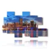 tableau avec des photos de miami aujourd hui - version: 8 pannelli 171x100cm