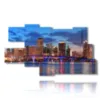 bild mit fotos von miami heute - version: 9 pannelli 180x103cm