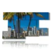 tableau avec photos de miami - version: 9 pannelli 177x101cm