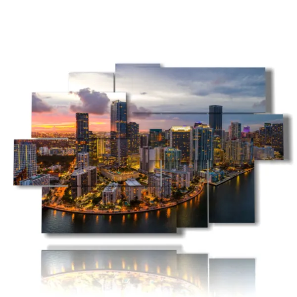 Photo de Miami la nuit