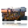 bild mit foto miami bei nacht - version: 11 pannelli 184x104cm