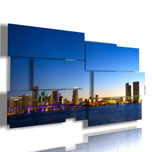 Tableaux avec des photos de Miami aujourd''hui
