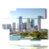 tableau avec photos de miami floride - version: 6 pannelli 129x94cm