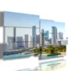 Paintings with photos of Miami, Florida