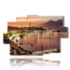 caja con fotos de ciudades italianas sobre napoles - version: 9 pannelli 171x108cm