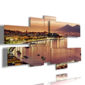 Bild mit Fotos italienischer Städte über Neapel