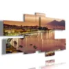 cuadro con foto de ciudades italianas, incluidas Nápoles