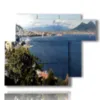 paintings landscapes cities in naples - version: 6 pannelli 122x96cm