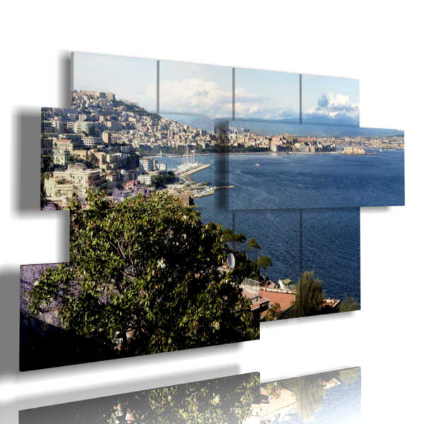 quadri paesaggi città a Napoli