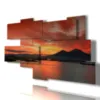 Gemälde Sonnenuntergang in Neapel