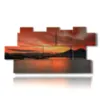 bild mit sonnenuntergangsfotos in neapel - version: 11 pannelli 202x103cm