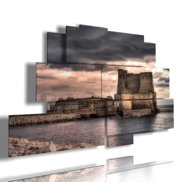 tableau avec des images de Naples aujourd''hui