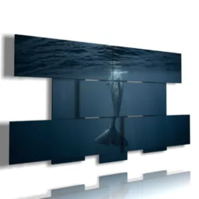 Modern paintings with fish