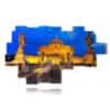 rome tableau entree castel sant angelo - version: 20 pannelli 256x150cm