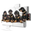Impresión de cachorros de perros