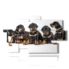 tableau avec photos de chiots chiens - version: 9 pannelli 182x107cm