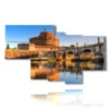 quadri moderni roma a castel sant angelo - version: 7 pannelli 171x102cm