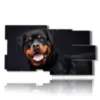 painting with dog photo - version: 10 pannelli 183x100cm